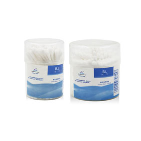 Wood Stick Cotton Buds Plastic Tube Pack