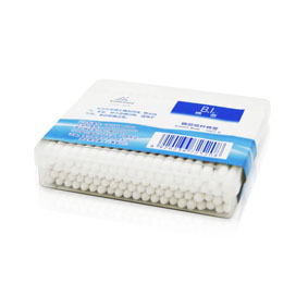 wood stick cotton buds plastic tube pack3