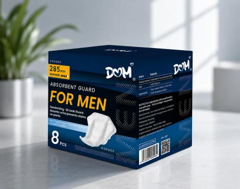 Private Label Men's Incontinence Guard Manufacturing